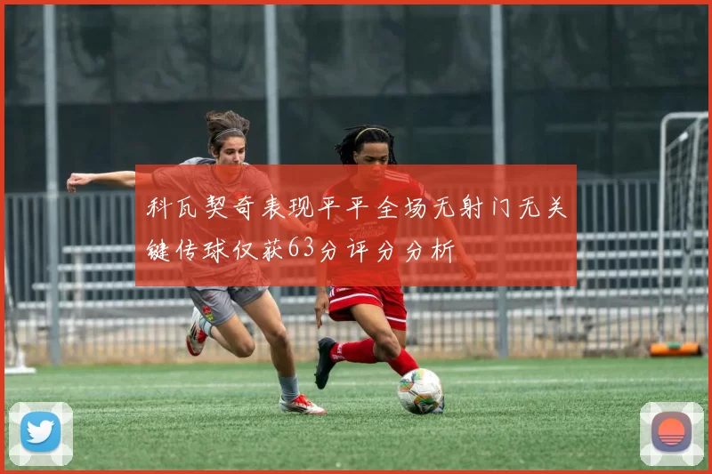 科瓦契奇表现平平全场无射门无关键传球仅获63分评分分析