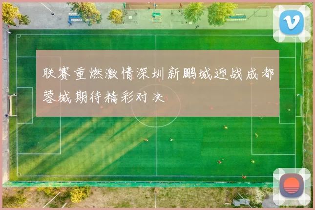 联赛重燃激情深圳新鹏城迎战成都蓉城期待精彩对决